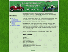 Tablet Screenshot of jandrgolfcarts.com